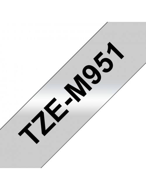 Brother TZE-M951 nastro per etichettatrice Nero su argento