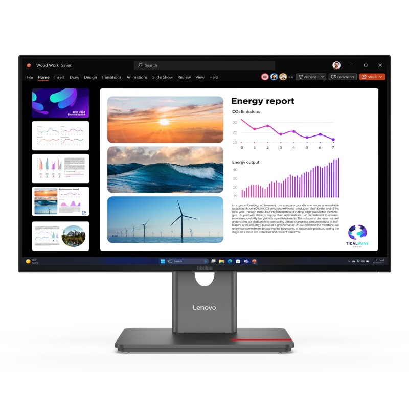 Lenovo ThinkVision P24Q-40 Moniteur Lenovo ThinkVision P24Q-40 Moniteur