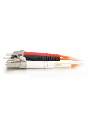 C2G 2m LC ST LSZH Duplex 62.5 125 Multimode Fibre Patch Cable câble InfiniBand et à fibres optiques Orange