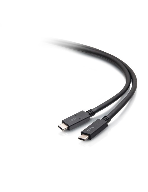 C2G Cable USB-C macho a USB-C macho (20 V 3 A) 2 m - USB 3.2 Gen 1 (5 Gbps)