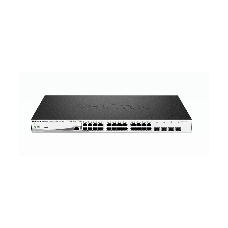 D-Link DGS-1210-28MP/E commutateur réseau Géré L2 Gigabit Ethernet (10/100/1000) Connexion Ethernet, supportant l'alimentation D-Link DGS-1210-28MP/E commutateur réseau Géré L2 Gigabit Ethernet (10/100/1000) Connexion Ethernet, supportant l'alimentation