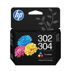 HP 302 304 Cartouche d’encre trois couleurs authentique