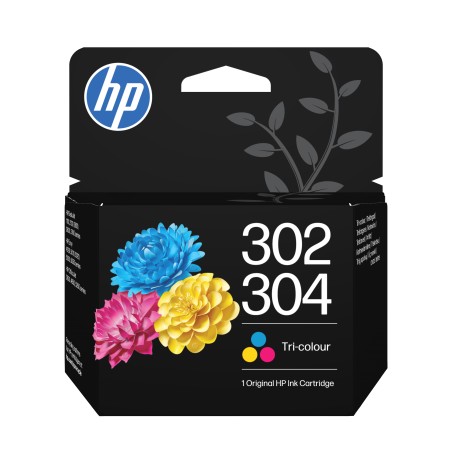 HP 302 304 Cartouche d’encre trois couleurs authentique