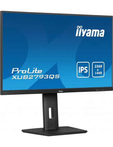 iiyama ProLite XU2793QS-B6 écran plat de PC 68,6 cm (27") 2560 x 1440 pixels 2K Ultra HD LED Noir