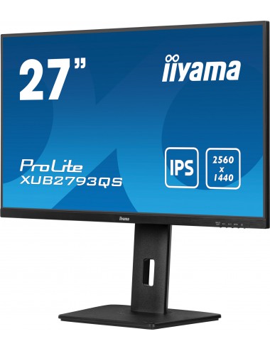 iiyama ProLite XU2793QS-B6 écran plat de PC 68,6 cm (27") 2560 x 1440 pixels 2K Ultra HD LED Noir