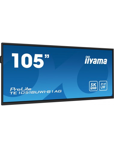 iiyama TE10518UWI-B1AG affichage de messages Carte A numérique 2,67 m (105") LED Wifi 450 cd m² 5K Ultra HD Noir Écran tactile