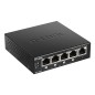 D-Link DGS-1005P/E commutateur réseau Non-géré Gigabit Ethernet (10/100/1000) Connexion Ethernet, supportant l'alimentation via
