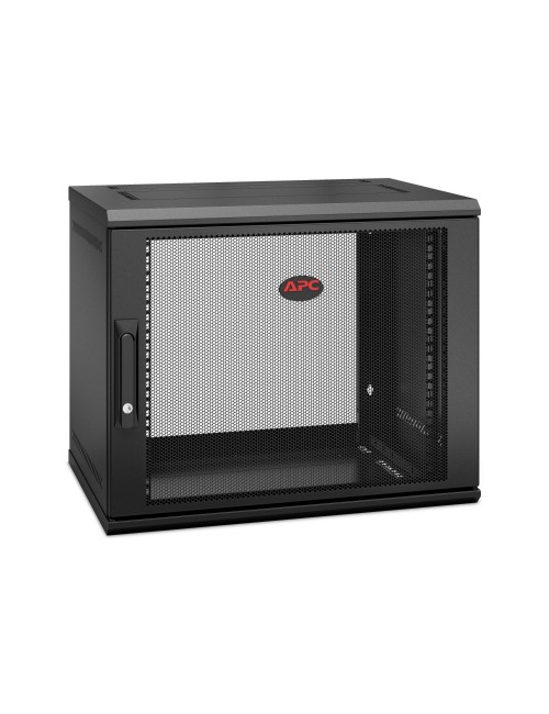 APC NetShelter WX 9U Single Hinged Wall-mount Enclosure 400mm Deep. Bastidor de pared Negro