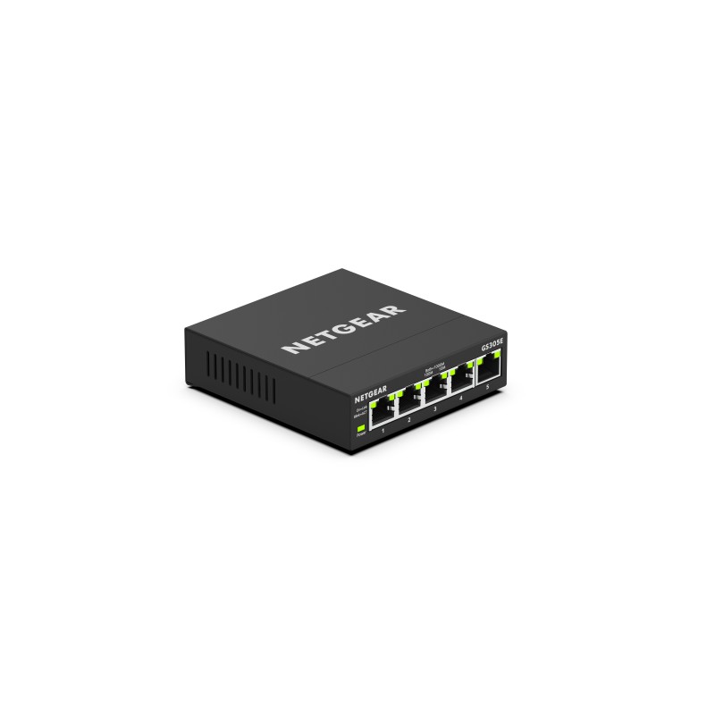NETGEAR GS305E Géré Gigabit Ethernet (10/100/1000) Noir NETGEAR GS305E Géré Gigabit Ethernet (10/100/1000) Noir