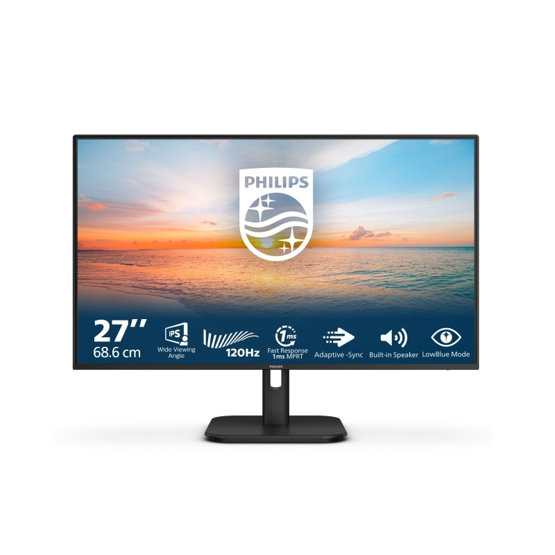 Philips 27E1N1200A/00 écran plat de PC 68,6 cm (27") 1920 x 1080 pixels Full HD LCD Noir Philips 27E1N1200A/00 écran plat de PC 68,6 cm (27") 1920 x 1080 pixels Full HD LCD Noir