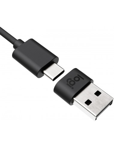 Logitech 989-000982 adattatore per inversione del genere dei cavi USB C USB A Grafite