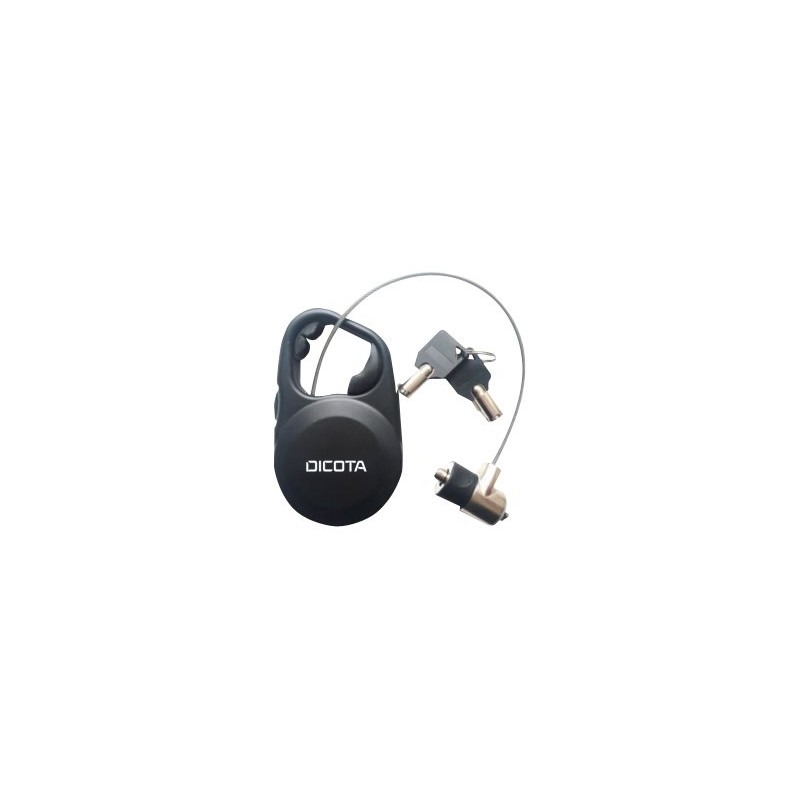 Security Cable T-Lock Retractable Mkeyed