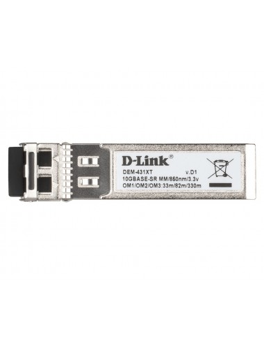 D-Link DEM-431XT modulo del ricetrasmettitore di rete Fibra ottica 10000 Mbit s SFP+