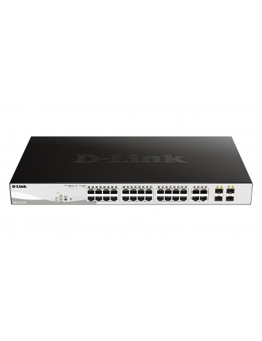 D-Link DGS-1210-24P switch di rete Gestito L2 Gigabit Ethernet (10 100 1000) Supporto Power over Ethernet (PoE) Nero