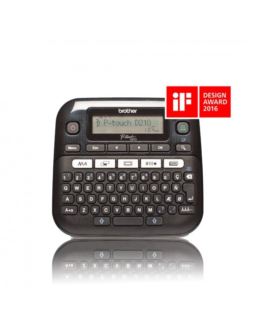 Brother PT-D210 impresora de etiquetas Transferencia térmica 180 x 180 DPI 20 mm s QWERTY