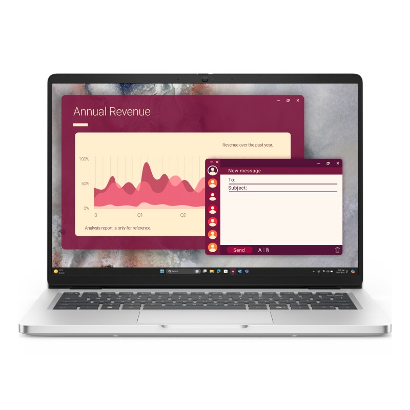 DELL Pro 14 PC14250 Intel Core Ultra 7 265U Ordinateur portable 35,6 cm (14") Full HD+ 16 Go DDR5-SDRAM 512 Go SSD Wi-Fi 6E DELL Pro 14 PC14250 Intel Core Ultra 7 265U Ordinateur portable 35,6 cm (14") Full HD+ 16 Go DDR5-SDRAM 512 Go SSD Wi-Fi 6E