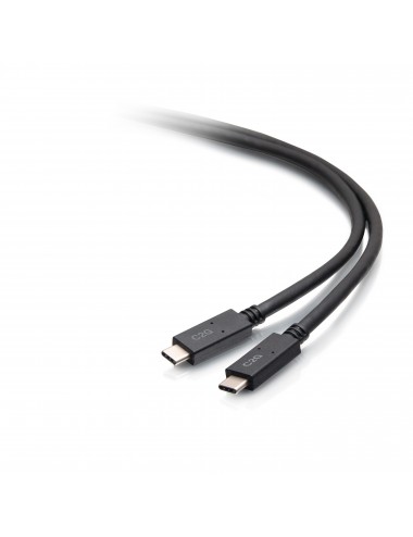 C2G Câble USB-C mâle vers USB-C mâle de 1,8 m (20V 5A) - USB 3.2 Gen 1 (5 Gbit s)