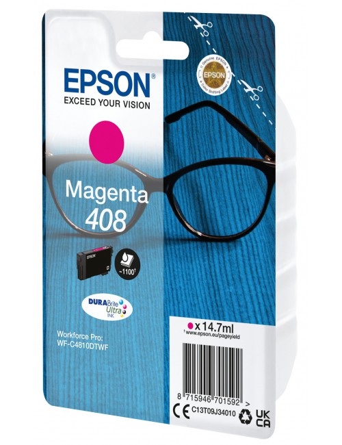 Epson Singlepack Magenta 408 DURABrite Ultra Ink