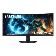 Samsung G75F écran plat de PC 101,6 cm (40") 5120 x 2160 pixels WUHD LCD Noir