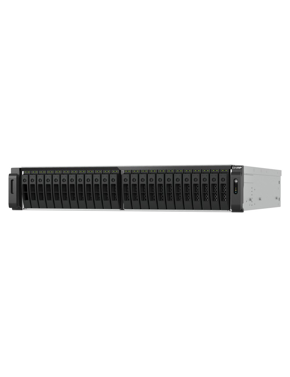 QNAP TS-H3077AFU-R5-32G serveur de stockage NAS Rack (2 U) AMD Ryzen™ 5 32 Go DDR5 Noir, Métallique