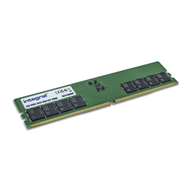 Integral IN5T16GNJRDX module de mémoire 16 Go 1 x 16 Go DDR5 288-pin DIMM Integral IN5T16GNJRDX module de mémoire 16 Go 1 x 16 Go DDR5 288-pin DIMM