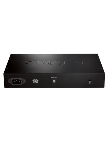 D-Link DGS-1016D E switch di rete Non gestito Nero, Metallico