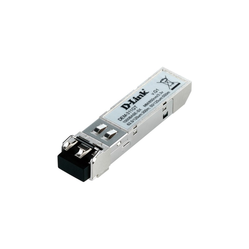 D-Link DEM-311GT module émetteur-récepteur de réseau Fibre optique 1000 Mbit/s SFP 850 nm D-Link DEM-311GT module émetteur-récepteur de réseau Fibre optique 1000 Mbit/s SFP 850 nm