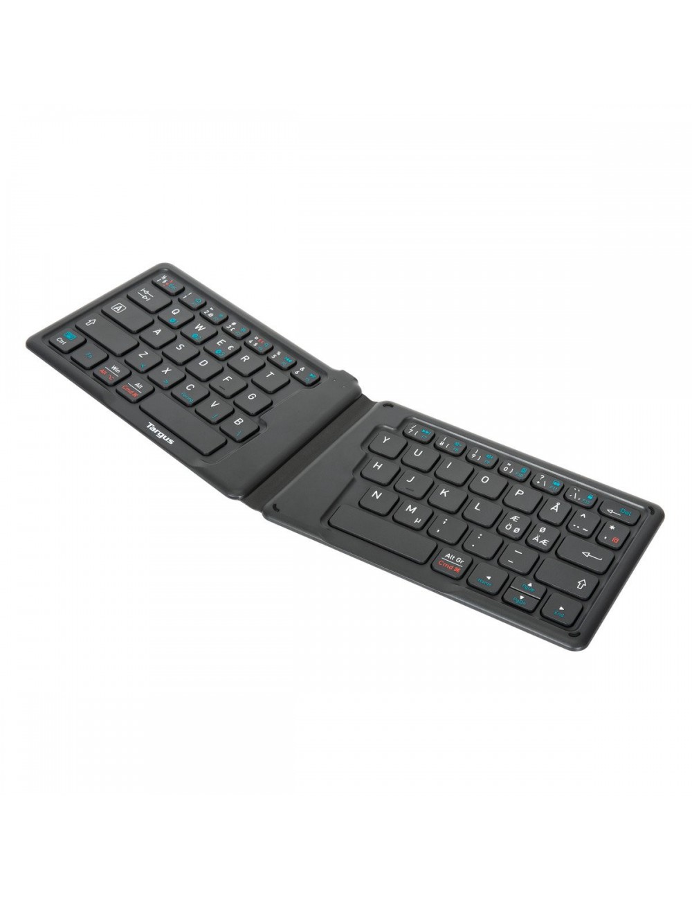 Targus AKF003NO teclado Universal Bluetooth QWERTY Nórdico Negro