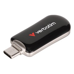 Verbatim 30225 lecteur USB flash 128 Go USB Type-C 3.2 Gen 1 (3.1 Gen 1) Noir