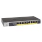 NETGEAR GS108LP Non-géré Gigabit Ethernet (10/100/1000) Connexion Ethernet, supportant l'alimentation via ce port (PoE) 1U NETGEAR GS108LP Non-géré Gigabit Ethernet (10/100/1000) Connexion Ethernet, supportant l'alimentation via ce port (PoE) 1U