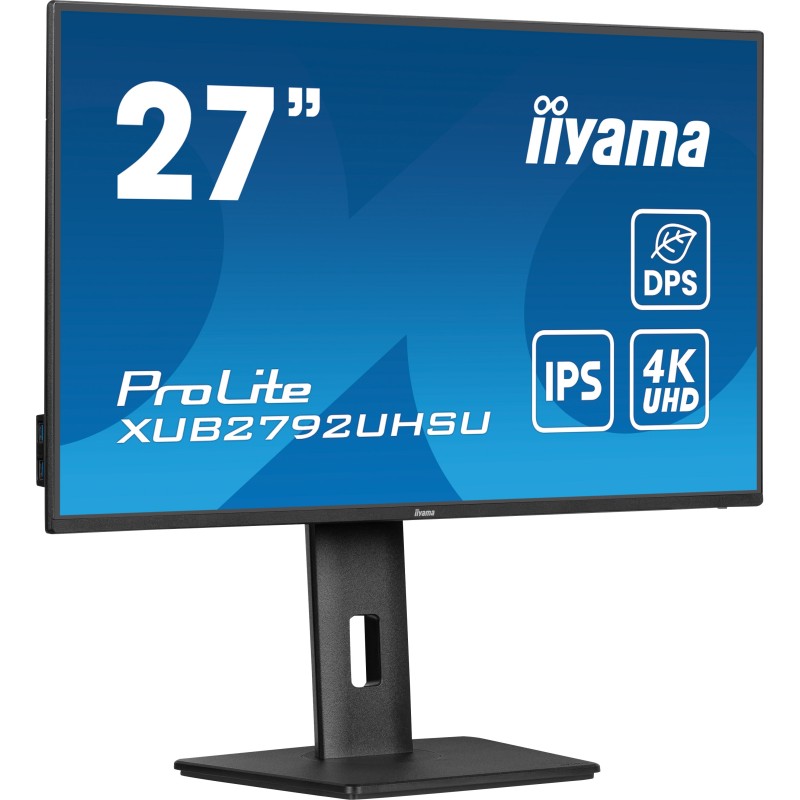 iiyama ProLite XUB2792UHSU-B6 écran plat de PC 68,6 cm (27") 3840 x 2160 pixels 4K Ultra HD LED Noir iiyama ProLite XUB2792UHSU-B6 écran plat de PC 68,6 cm (27") 3840 x 2160 pixels 4K Ultra HD LED Noir