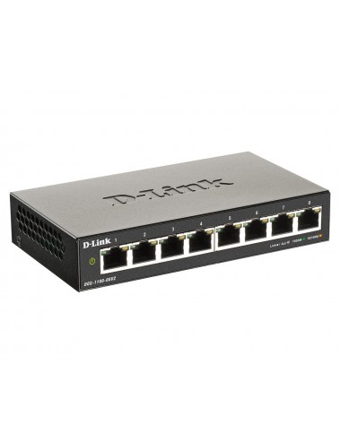 D-Link DGS-1100-08V2 Gestito L2 Gigabit Ethernet (10 100 1000) Nero