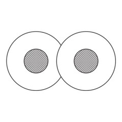 Zone 300/305 Earpads-MIDNIGHT BK-WW-9011
