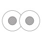Zone 300/305 Earpads-MIDNIGHT BK-WW-9011
