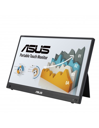 ASUS ZenScreen MB16AHT Monitor PC 39,6 cm (15.6") 1920 x 1080 Pixel Full HD Touch screen Nero