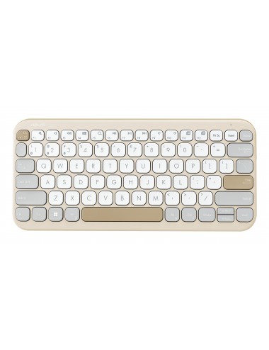 ASUS Marshmallow Keyboard KW100 teclado Hogar Bluetooth Beige, Gris, Blanco