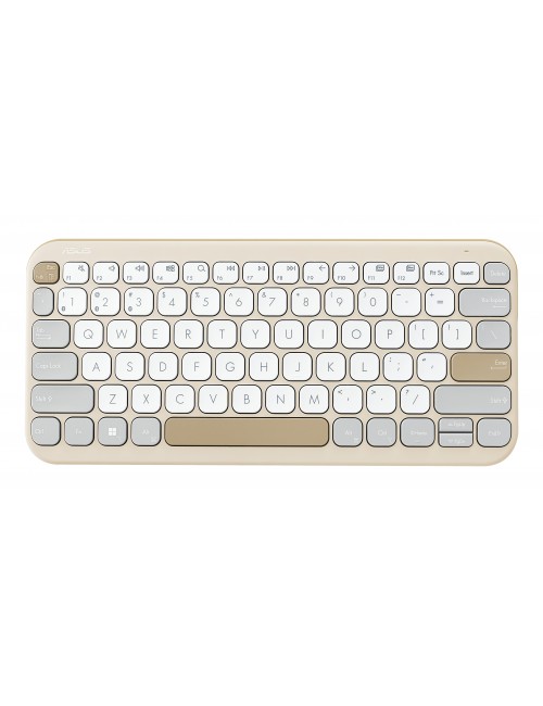 ASUS Marshmallow Keyboard KW100 clavier Maison Bluetooth Beige, Gris, Blanc