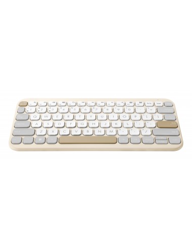 ASUS Marshmallow Keyboard KW100 clavier Maison Bluetooth Beige, Gris, Blanc