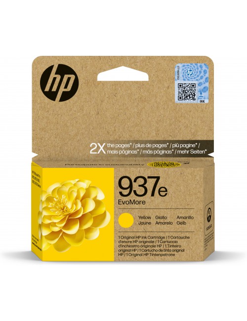 HP 937e Cartouche d’encre authentique Jaune EvoMore