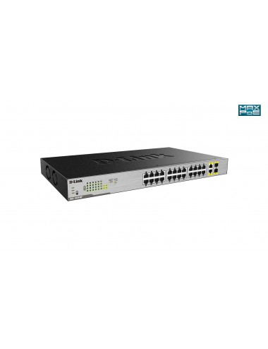 D-Link DGS-1026MP switch No administrado Gigabit Ethernet (10 100 1000) Energía sobre Ethernet (PoE) Negro, Gris