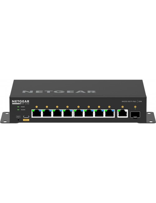 NETGEAR GSM4210PD-100EUS switch Gestionado L2 L3 Gigabit Ethernet (10 100 1000) Energía sobre Ethernet (PoE) Negro