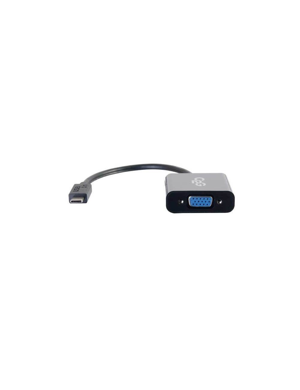 C2G USB3.1-C VGA adaptateur graphique USB 1920 x 1200 pixels Noir