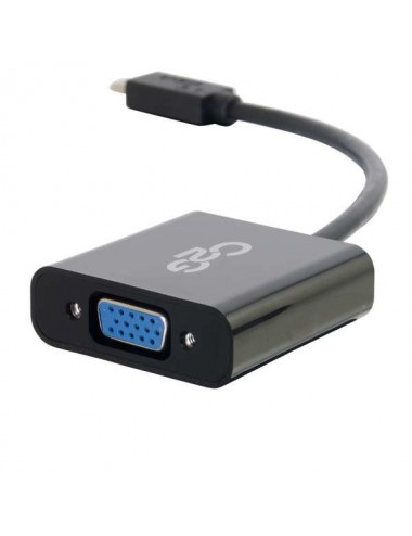 C2G USB3.1-C VGA adaptateur graphique USB 1920 x 1200 pixels Noir