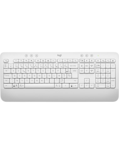 Logitech Signature K650 teclado Oficina Bluetooth AZERTY Francés Blanco