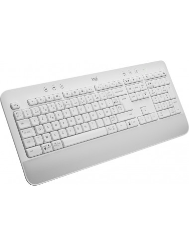 Logitech Signature K650 tastiera Ufficio Bluetooth AZERTY Francese Bianco