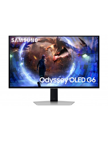 Samsung G60SD écran plat de PC 68,6 cm (27") 2560 x 1440 pixels Quad HD OLED Argent