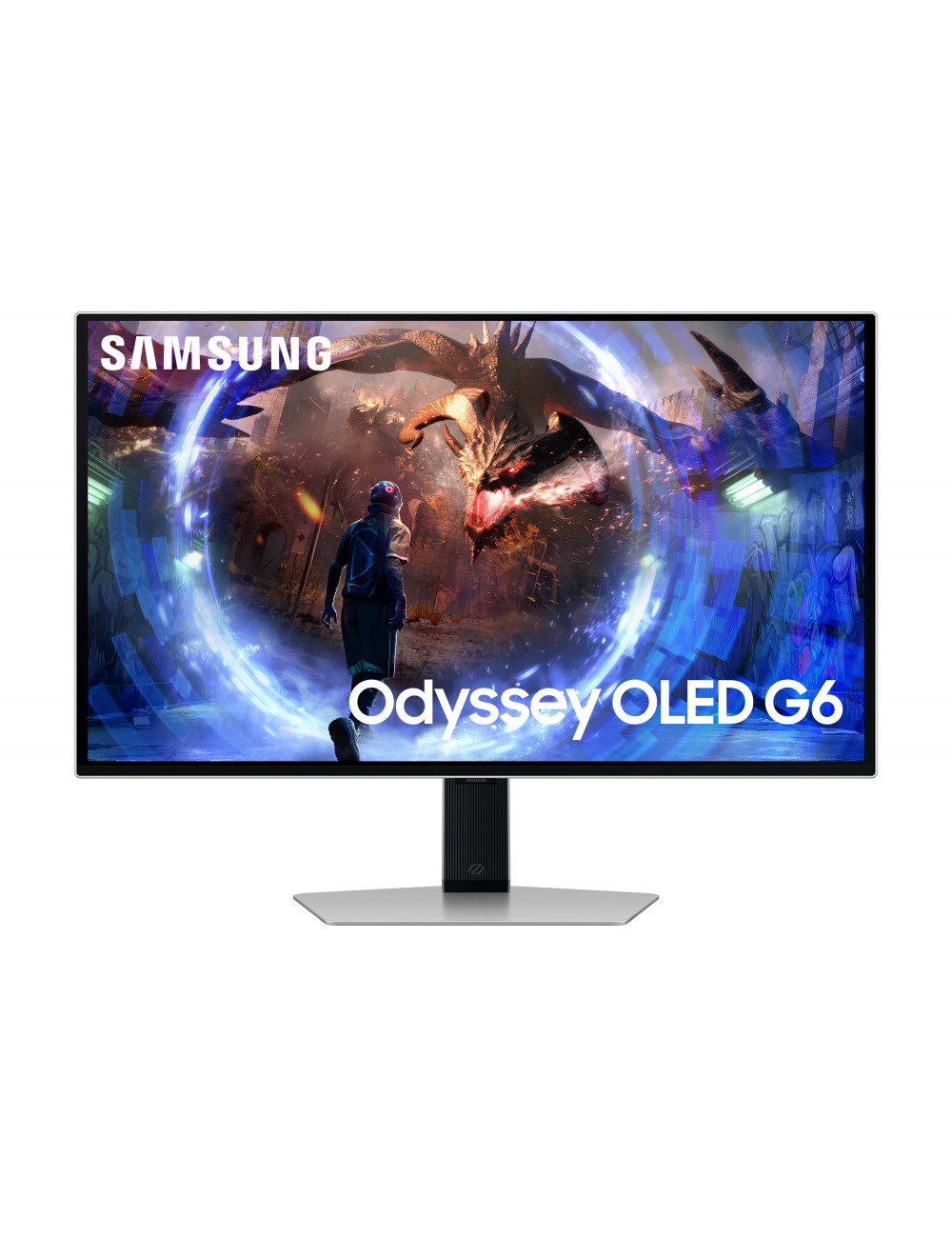 Samsung G60SD Monitor PC 68,6 cm (27") 2560 x 1440 Pixel Quad HD OLED Argento