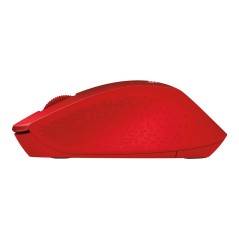 Logitech M330 SILENT PLUS - souris - 2.4 GHz - rouge - 910-004911