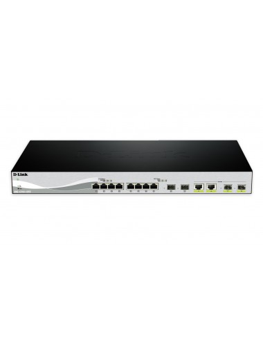 D-Link DXS-1210-12SC E switch Gestionado L2 10G Ethernet (100 1000 10000) 1U Negro, Plata