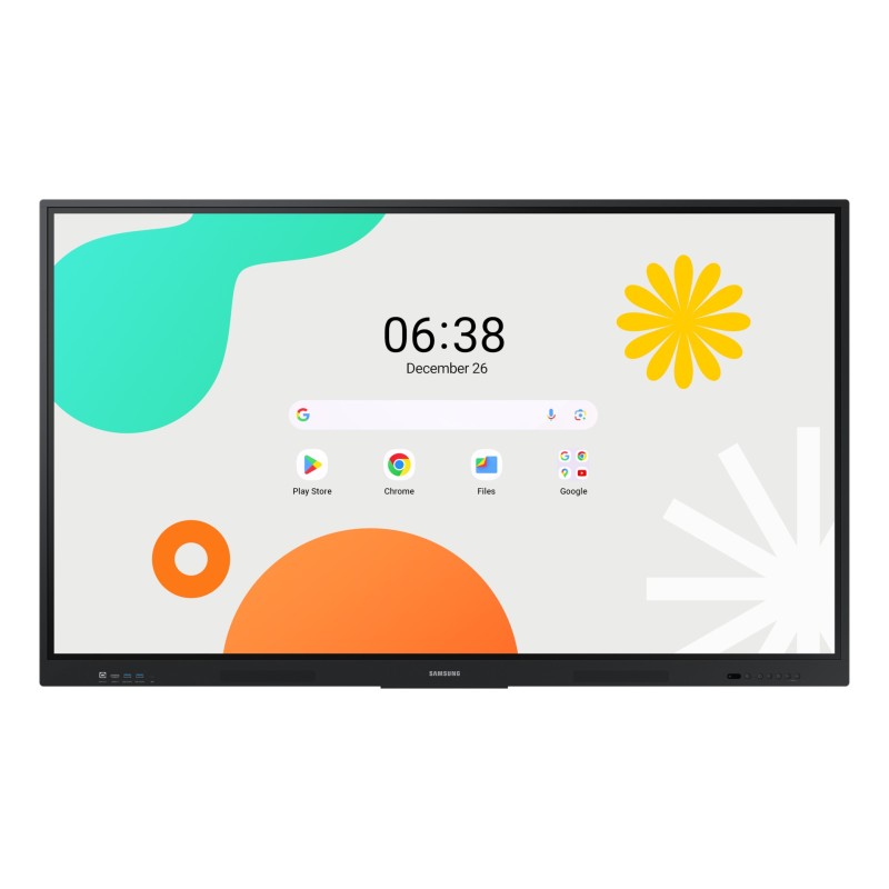 Samsung WA75F tableau blanc interactif 190,5 cm (75") 3840 x 2160 pixels Écran tactile Noir